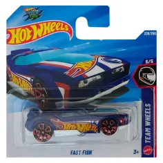 Hot Wheels: Fast Fish mașinuță albastră 1/64 - Mattel