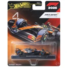 Hot Wheels Premium: echipa McLaren Formula 1 Nr.:4 mașinuță 1/64 - Mattel