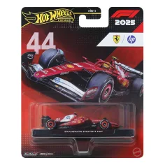 Hot Wheels Premium: Lewis Hamilton Ferrari #44 Formula 1 mașinuță 1/64 - Mattel