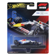 Hot Wheels Premium: mașinuță Formula 1 Isack Hadjar Racing Bulls #6 la scară 1/64 - Mattel