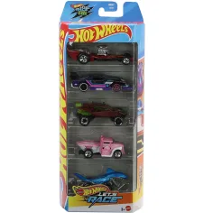 Hot Wheels: Set de 5 mașinuțe cool Let's Race 1/64 - Mattel