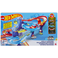 Hot Wheels: Set de pistă Super Serpentină cu 5 mașinuțe - Mattel