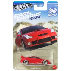 Hot Wheels Silver Series: Mașina mică Toyota Celica din Fast & Furious 1/64 - Mattel