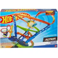 Hot Wheels Spiral Speed Cyclone Crash set de joacă - Mattel