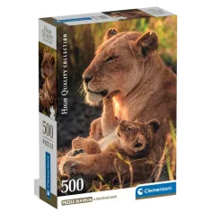 HQC Dragoste feline puzzle 500 de piese - Clementoni imaginea 1