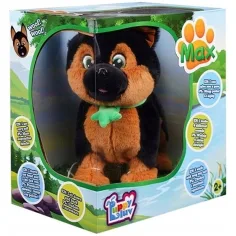 Huggy Luv: Max câine interactiv de pluș ciobănesc german