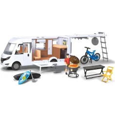 Hymer Camping Van autocaravană cu accesorii 30cm - Dickie Toys imaginea 4