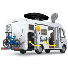 Hymer Camping Van autocaravană cu accesorii 30cm - Dickie Toys