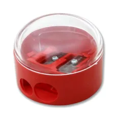 ICO: ascuţitor cu rezervor plastic cu 2 găuri