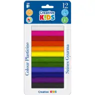 ICO: Creative kids plastilină colorată 12 bucăți set de 165g