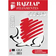 ICO: Hârtie pentru desenat de mărime A4 20 foi