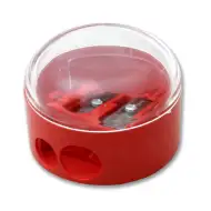 ICO: ascuţitor cu rezervor plastic cu 2 găuri