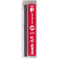 ICO: Micrograph rezervă pentru creion grafit 0,5 mm 2 B