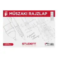 ICO: Student hârtie pentru desenat cu suport cadou A3