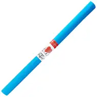 ICO: Süni hârtie creponată culoare albastru deschis 200x50cm