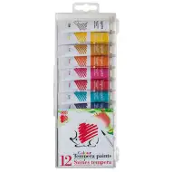 ICO: Suni temepra colorată 12 bucăți 12ml