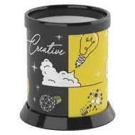 ICO: suport formă cilindrică pentru instrumente de scris cu model Creative