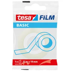Ico: Tesa Basic bandă adezivă transparentă 33 m x 19 mm