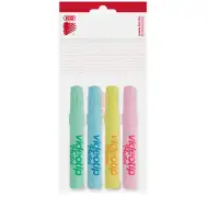 ICO: Videotip pastel textliner set 4 bucăți