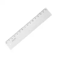 ICO: Riglă transparentă 15cm