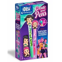 Idea Art Mini: K-Pop Demon Hunters set de creionare Zoey și Mira - Clementoni