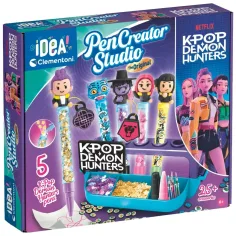 Idea! K-Pop Vânătorii de Demoni: Studio creativ de creioane cu 5 creioane – Clementoni