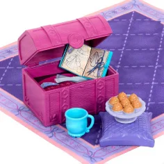 Înghețată: Set de joc cu petrecerea în pijamale a reginei - Mattel imaginea 4