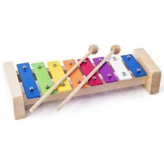 Instrument xilofon din lemn