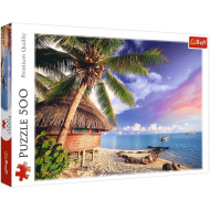 Insula Bora-Bora - puzzle de 500 de piese - Trefl