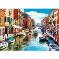 Insula Murano Veneția 2000 bucăți puzzle - Trefl imaginea 2