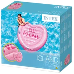 Intex: Insulă inimioară bomboană saltea 145x142cm imaginea 2
