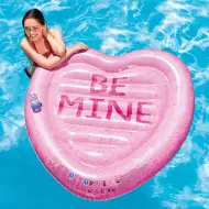 Intex: Insulă inimioară bomboană saltea 145x142cm