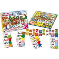 Învăţ să fac cumpărături, joc de societate în 4 limbi - D. Toys