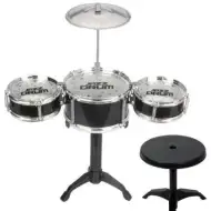 Jazz Drum 4 părți joc echipament tobă cu scaun și stand