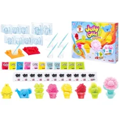 Jelly Gelz Flower Deluxe set creativ de figurine din gel cu flori - Simba Toys imaginea 2