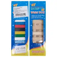 Jenga set colorat din lemn