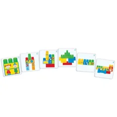 Joacă și învață!: Fii atent și construiește! Joc de construcție cu carduri de dezvoltare - D-Toys imaginea 2