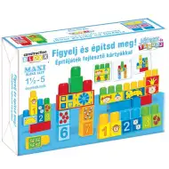 Joacă şi învaţă: Fii atent şi construieşte! joc creativ cu cărţi - D-Toys
