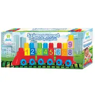 Joc de construcție de dezvoltare trenuleț cu numere