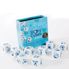Cubo de povești cu acțiuni joc de cuburi