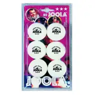 Setul de 6 bucati ping pong Joola in culoare alba