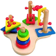 Jucărie 3D de abilitate din lemn imaginea 1