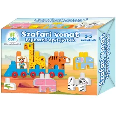Jucărie de construcție tren safari