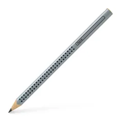 Jumbo Grip creion grafit B argintiu - Faber-Castell