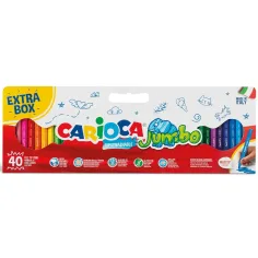 Jumbo set de 40 de markere maxi - Carioca