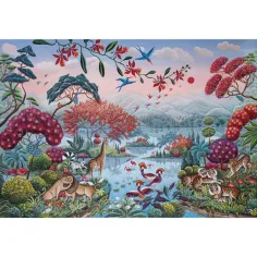 Jungla pașnică HQC puzzle 2000 bucăți - Clementoni imaginea 2