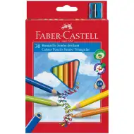 Faber-Castell: Junior creioane colorate 30 bucăţi cu ascuţitoare