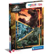 Jurassic World dinozauri Supercolor 104 bucăți puzzle - Clementoni