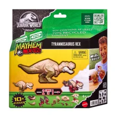 Jurassic World: Mayhem Mix-Ups DIY Mutant dinozaur T-Rex - Mattel