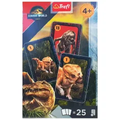 Jurassic World Negru Peter joc de cărți - Trefl